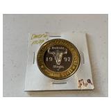 1997 Dakota Magic Casino Silver w/Brass Outer