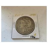 1895 O Morgan Dollar