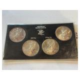 (4) American Eagle 1 oz. Silver Coins