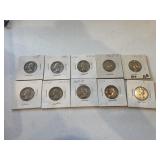 (10) Silver Quarters
