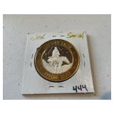 Jed Smith Silver Coin w/Brass Ring