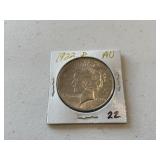 1922 D Peace Dollar