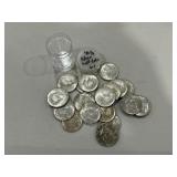 (20) 40% Kennedy Half Dollars