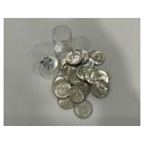 (20) 40% Silver Half Dollars