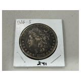 1886 S Morgan Dollar