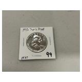 1956 Type 2 Proof Franklin Half Dollar