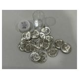 (20) 40% Silver Kennedy Half Dollars