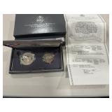 Mt. Rushmore Silver Dollar & Anniversary Half $