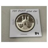 1984 Olympiad Silver Coin