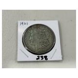 1921 Morgan Dollar Toned