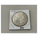 1921 D Morgan Dollar