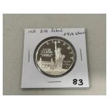 1986 Ellis Island Silver Coin
