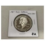1993 Thomas Jefferson Silver Coin