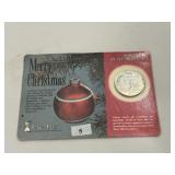 1986 Merry Christmas 1 oz. Round