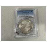 1921 D Morgan Dollar AU58