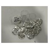 (20) BU 90% Kennedy Half Dollars 1964