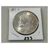 1881 S Morgan Dollar