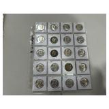 (20) 1967 Kennedy Half Dollars 40% Silver