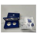 1986 Liberty Silver Dollar & Liberty Half Dollar