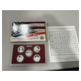 2010 Silver Proof Quarter Set