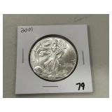 2001 American Eagle 1 oz. Silver