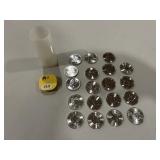 (19) Canada Maple Leaf 1-Oz. Silver Rounds