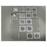 (13) 1964 Kennedy Half Dollars 90% Silver