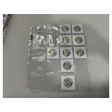 (9) 1969 D Kennedy Half Dollars 40% Silver