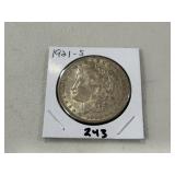 1921 S Morgan Dollar