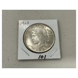1923 Peace Dollar