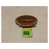 Vintage Metal License Plate Topper State Farm