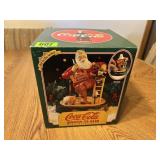 Coca Cola Santa Claus Mechanical Bank - Sparkling