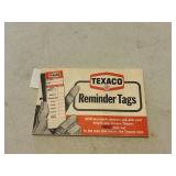 Vintage Booklet of Texaco Oil Change Reminder