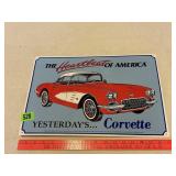 Viintage Corvette Sign
