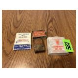 Vintage Advertising Matchbooks & Other Items.