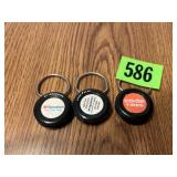 Vintage Tire Advertising Key Chains