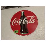 Round Coca Cola Sign