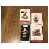 4 Hallmark Keepsake Ornaments