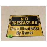 No Trespassing Sign