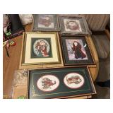 Framed Santa Claus Prints
