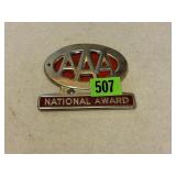 Vintage AAA License Plate Topper