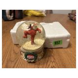 Pepsi Cola Dancing Santa Snow Globe