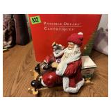 Pepsi Santa on Sled with Pepsi Cooler