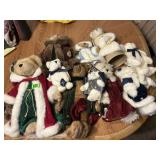 Grouping of Several Plush Bears