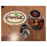 Coca Cola Stained Glass Hanging Signs