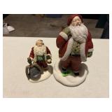 2 Legend of Santa Claus Figurines
