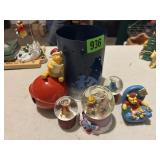 Winnie the Pooh Snow Globes and Candle Holder