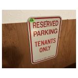 Reserved Parking Sign