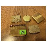 Vintage Gold Compacts