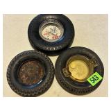 Firestone Vintage Ashtrays (3) One Spirit of 
